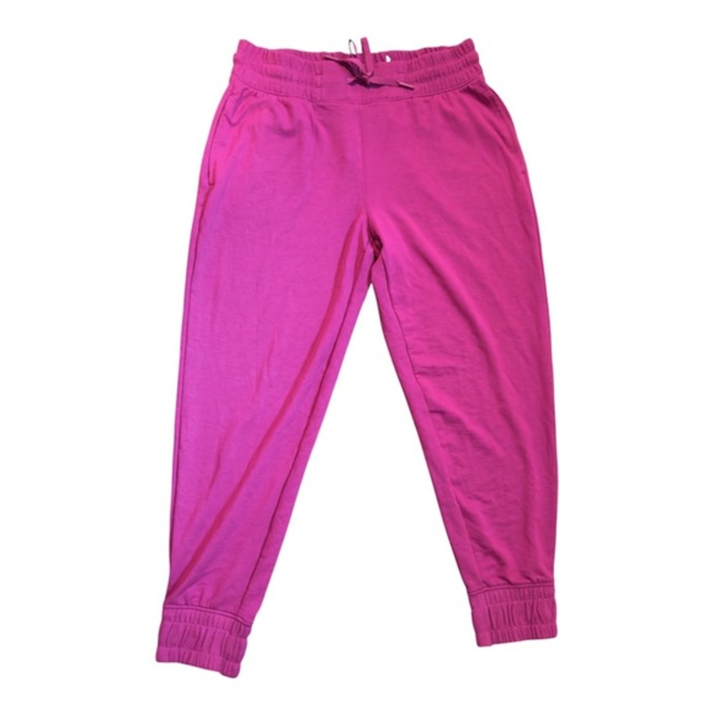 Tek Gear Womens Petite Small Magenta Pink Joggers Drawstring Athleisure Pants